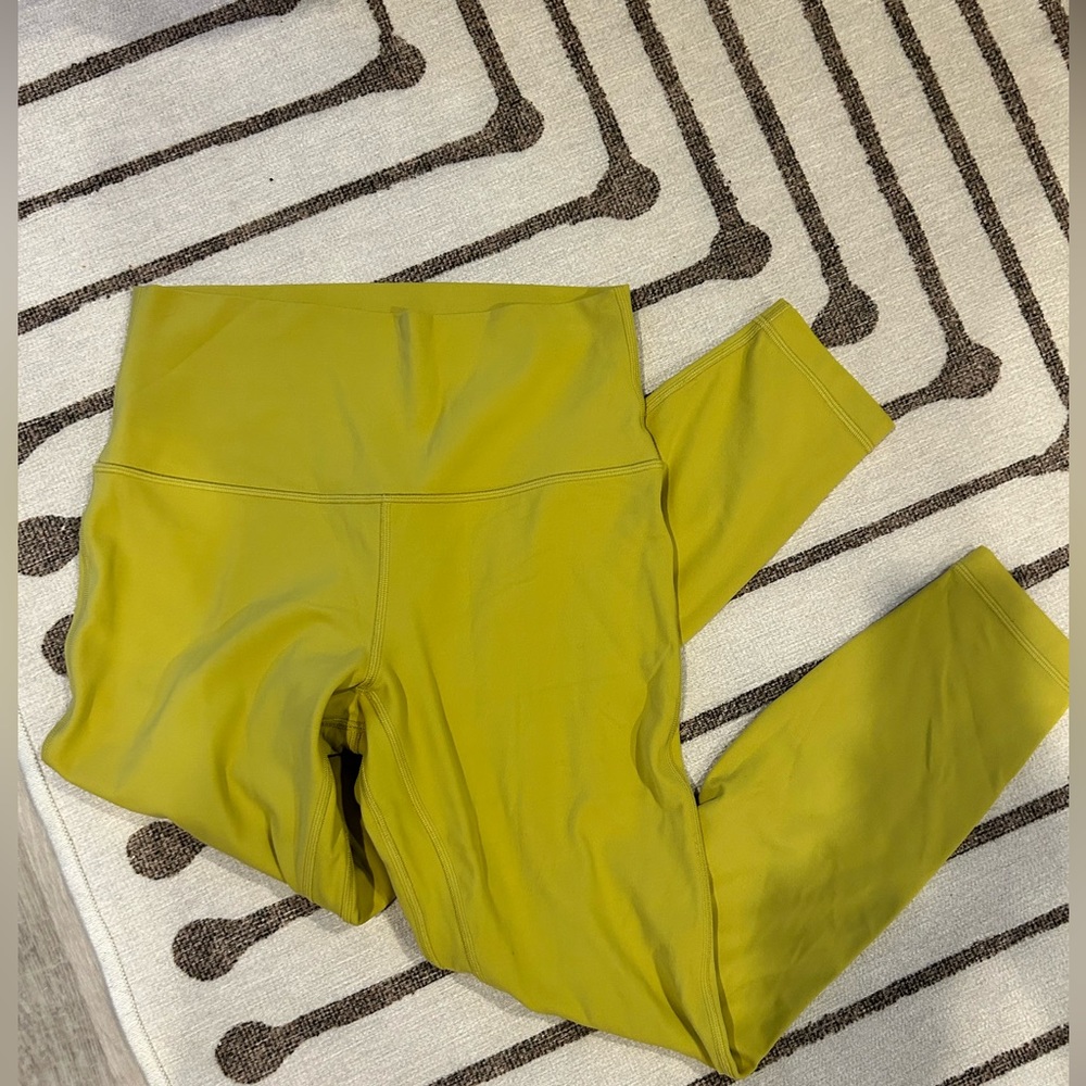 HERS - Brand new green/yellow Lululemon leggings